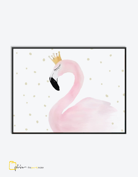 Queen of Swan - Floater Frame