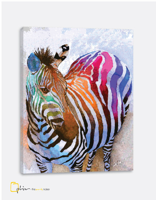 Colorful Equus - Classic Gallery Wrap