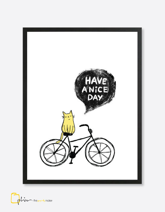 Have a Nice Day - Wooden Frame