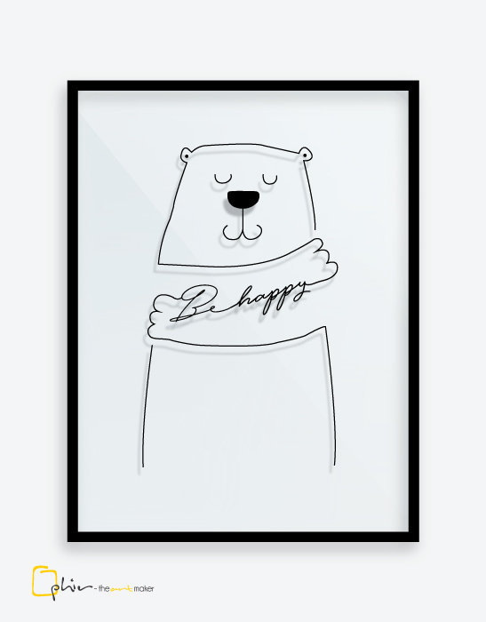 Bear Be Happy - Plexiglass